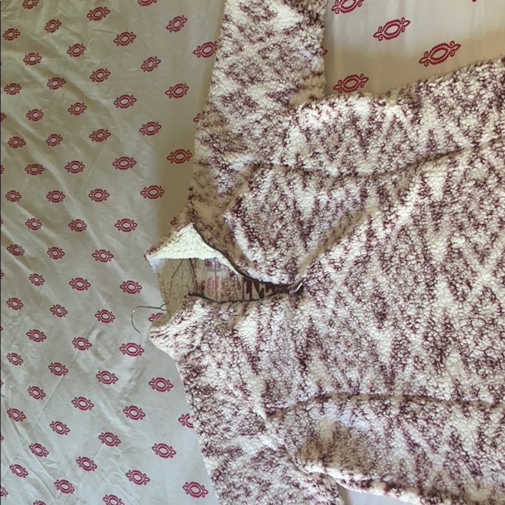 Cozy Sherpa Fuzzy Pullover